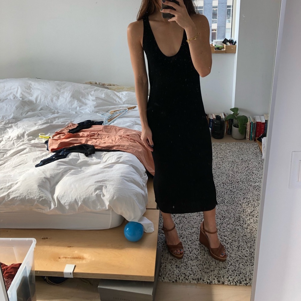 Black Knit Zara Dress Size S